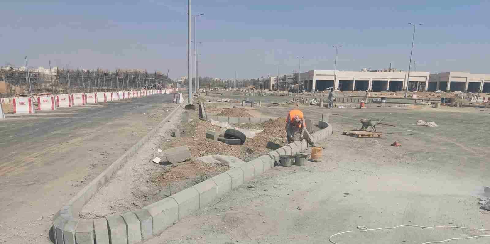 أعمال طرق وأرصفة وإنارة — 28