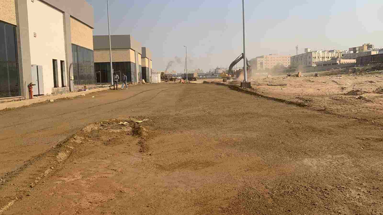 أعمال طرق وأرصفة وإنارة — 37
